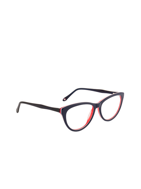 

Ted Smith Women Blue & Black Solid Full Rim Cateye Frames TSF-155_C3