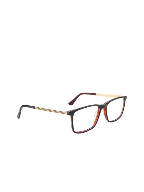 

Ted Smith Unisex Black & Blue Solid Full Rim Rectangle Frames TSF-134_C6