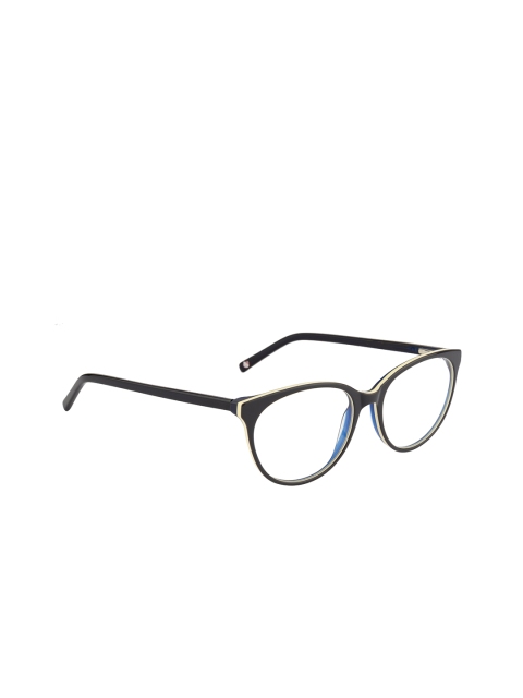 

Ted Smith Women Brown & Blue Solid Full Rim Cateye Frames TSF-154_C2-