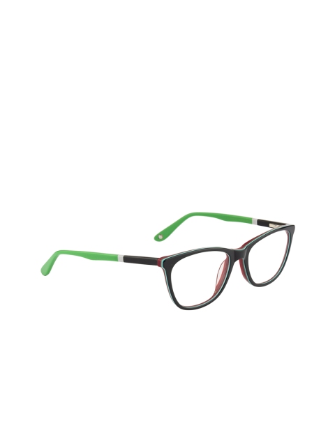 

Ted Smith Women Black & Green Solid Full Rim Rectangle Frames TSF-156_C4