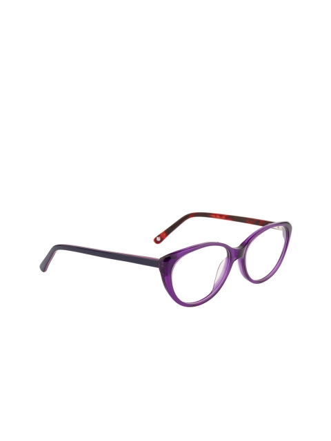 

Ted Smith Women Purple Solid Full Rim Oval Frames TSF-153_C3