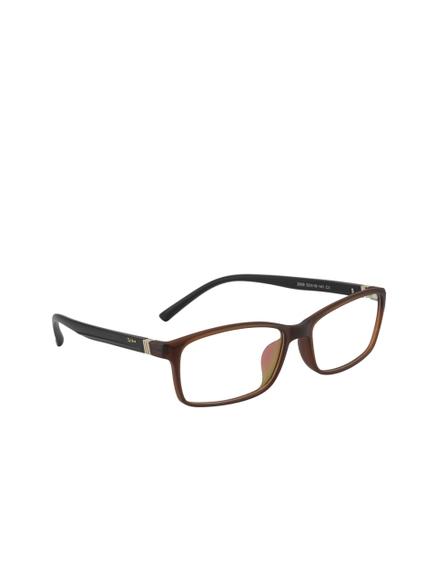 

Ted Smith Unisex Brown Solid Full Rim Rectangle Frames TSF-2009_C3