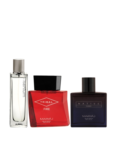 

Ajmal Unisex Set Of 3 Perfumes 100 ml, White
