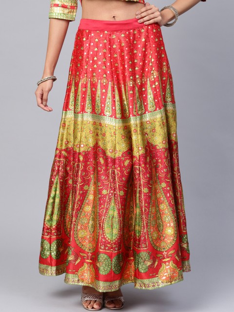 

Juniper Women Bringing Out The Ethnic Vibes Skirt, Coral