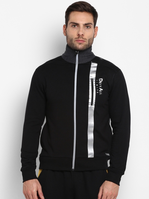 

Yuuki Men Black Solid Sporty Jacket