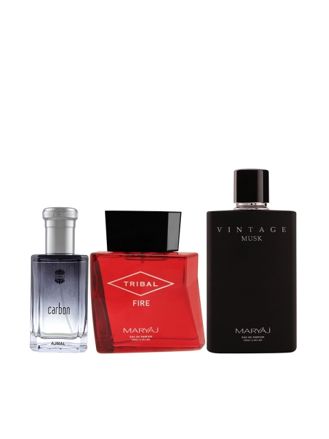 

Ajmal Unisex Set of 3 Perfumes 100ml, Black