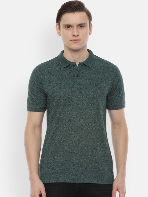 

Solly Jeans Co. Men Green Solid Polo Collar T-shirt