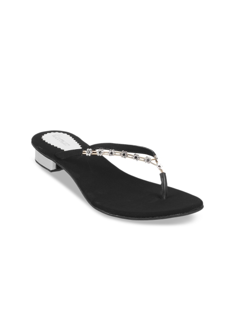

WALKWAY Women Black Embellished Heels