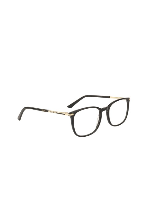 

Ted Smith Unisex Black Solid Full Rim Wayfarer Frames TSF-128_C1