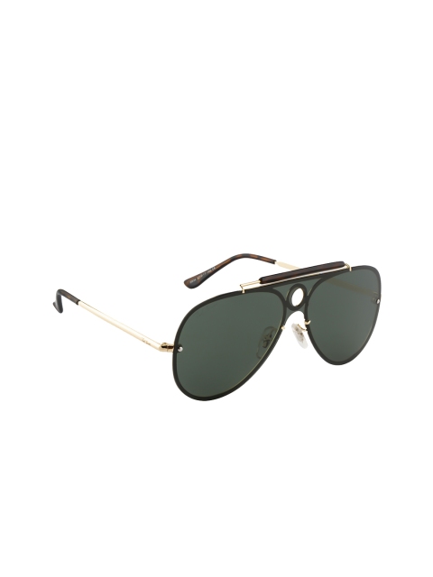 

Ted Smith Unisex Oval Sunglasses TSS-P0938, Green