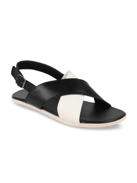 

FAUSTO Men Black & White Sandals