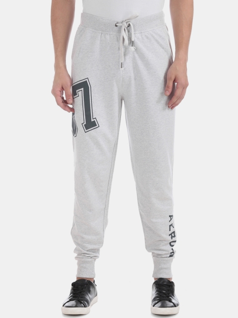 

Aeropostale Men Grey Regular Fit Printed Joggers