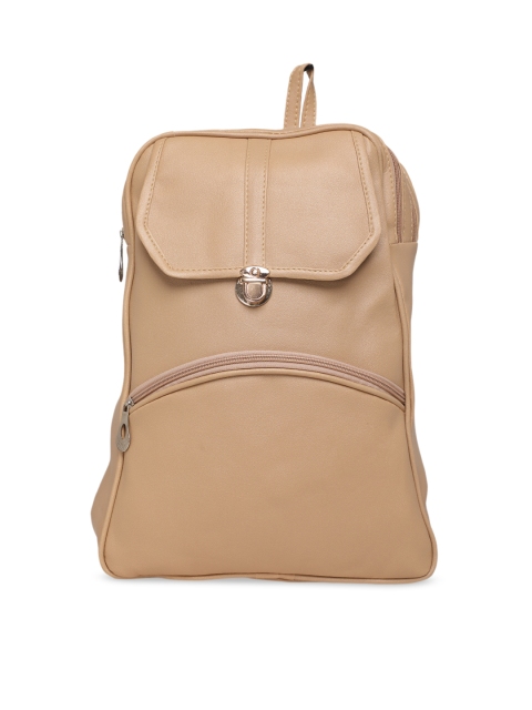 

DIVA WALK Women Brown Solid Leather Backpack