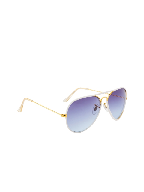 Ted Smith Unisex Aviator Sunglasses TSS3026JM, Blue