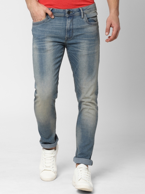 

Peter England Casuals Men Blue Slim Fit Mid-Rise Clean Look Stretchable Jeans