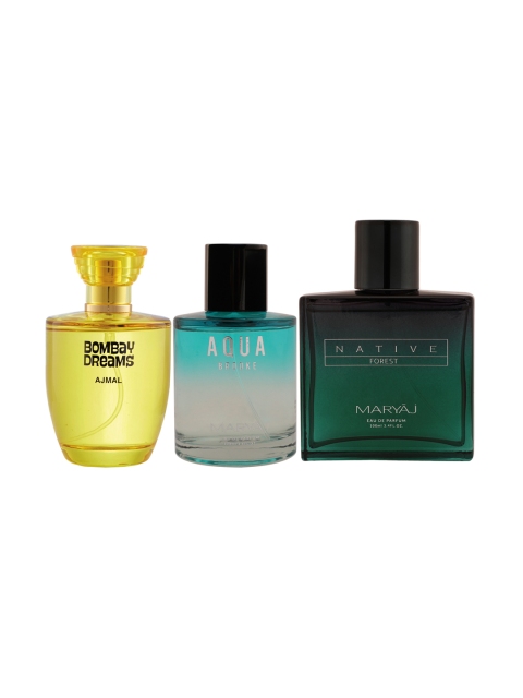 

Ajmal Unisex Set of 3 Perfumes 100ml, Yellow