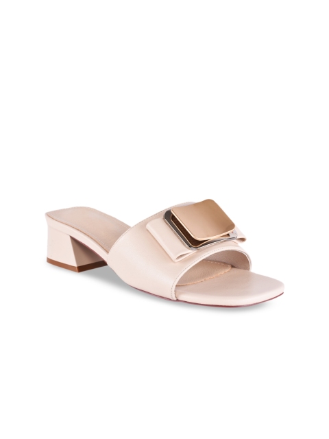 

BuckleUp Women Beige Solid Heels