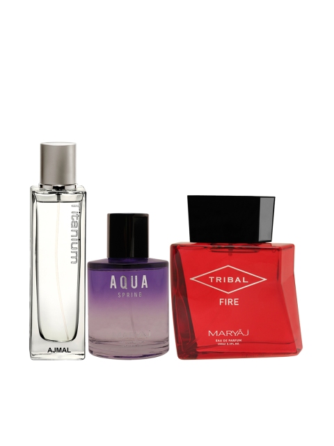 

Ajmal Unisex Set of 3 Perfumes 100ml, White