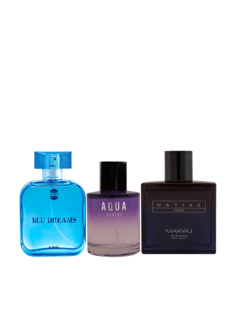 

Ajmal Unisex Set of 3 Perfumes 100ml, Blue