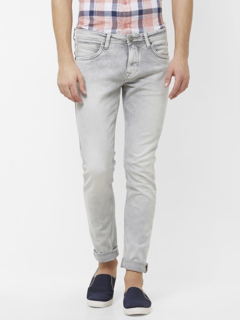 

Integriti Men Grey Skinny Fit Mid-Rise Clean Look Jeans