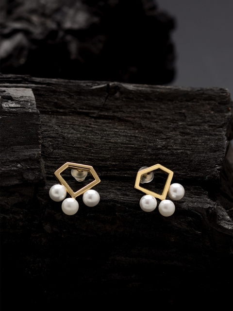 

E2O Gold-Plated Triangular Studs