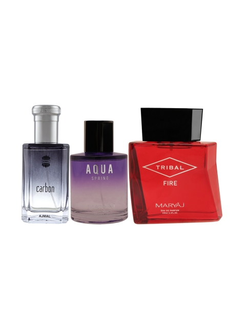 

Ajmal Unisex Set Of 3 Perfumes 100ML, Black