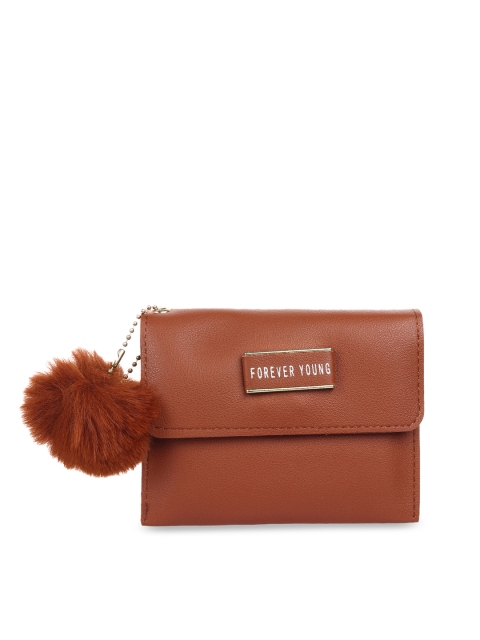 

LONDON FASHION hob Tan Brown Solid Clutch