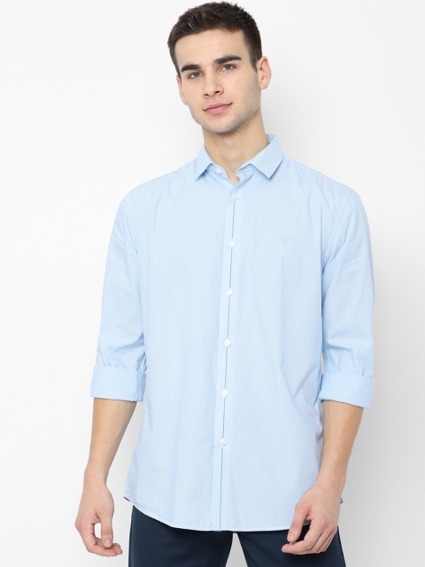 

Allen Solly Men Blue Slim Fit Striped Casual Shirt