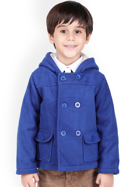 

One Friday Boys Navy Blue Solid Lightweight Tailored Jacket