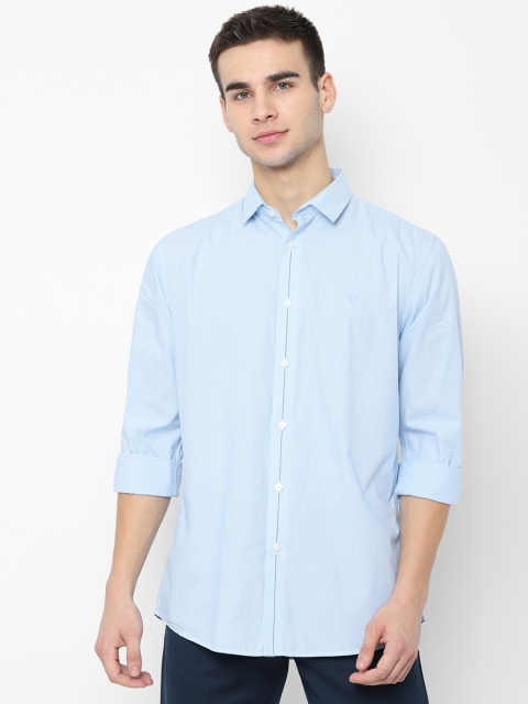 

Allen Solly Men Blue Slim Fit Striped Casual Shirt