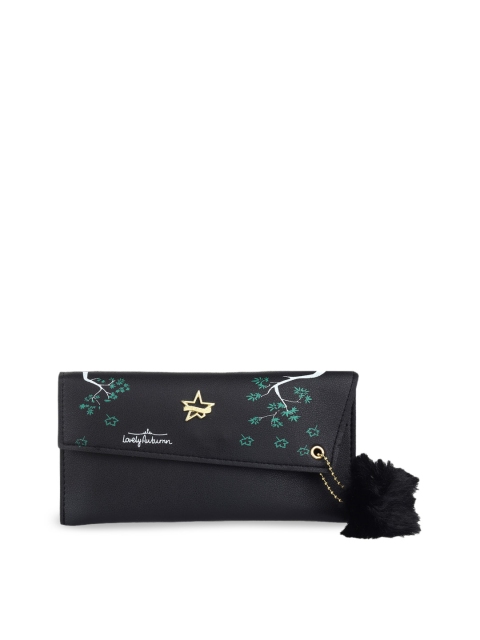 

LONDON FASHION hob Black Printed Clutch
