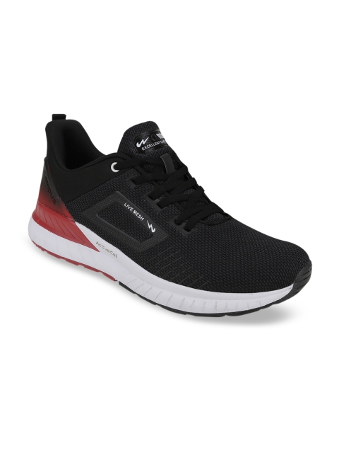

Campus Men Black Mesh Running Shoes