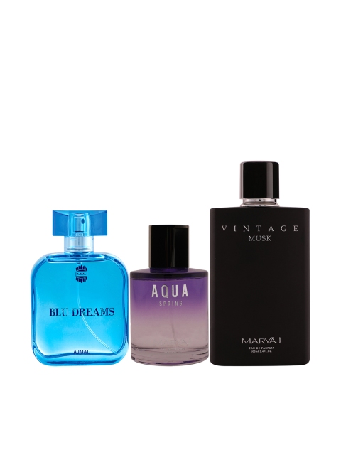 

Ajmal Unisex Set of 3 Perfumes 100ml, Blue
