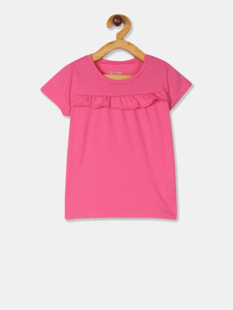 

The Childrens Place Girls Pink Solid Top