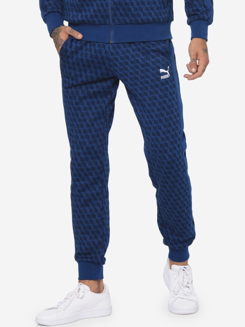 

Puma Men Navy Blue Luxe Pack AOP Printed Joggers