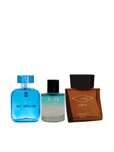 

Ajmal Unisex Set of 3 Perfumes 100ml, Blue