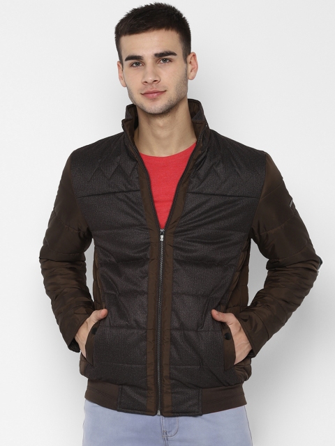 

Allen Solly Men Brown Solid Padded Jacket