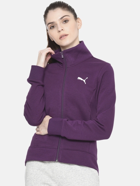 

Puma Women Purple Printed Cool It FT Sporty Jacket