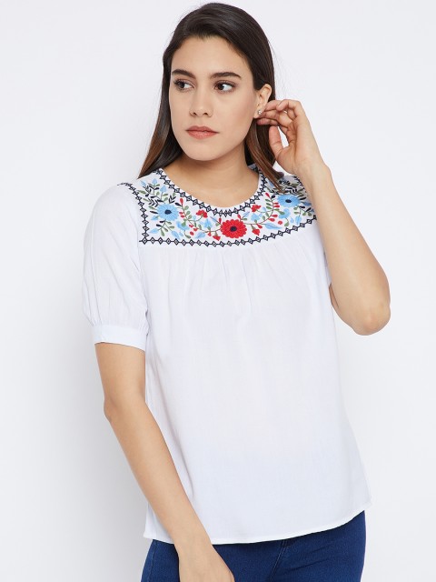 

Toshee Women White Printed Top