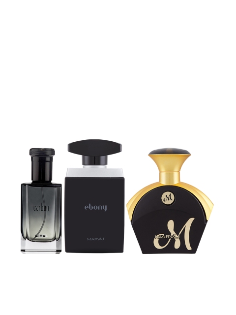 

Ajmal Unisex Set Of 3 Eau de Parfum, Black