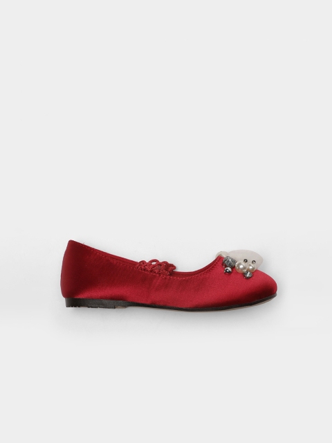 

CHARLES & KEITH Girls Red Solid Ballerinas