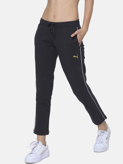 

Puma Women Charcoal Grey Stylised Track Pants