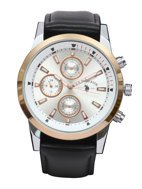 

U.S. Polo Assn. Men Silver-Toned Analogue Watch USAT0156