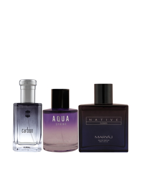 

Ajmal Unisex Set of 3 Perfumes 100ml, Black