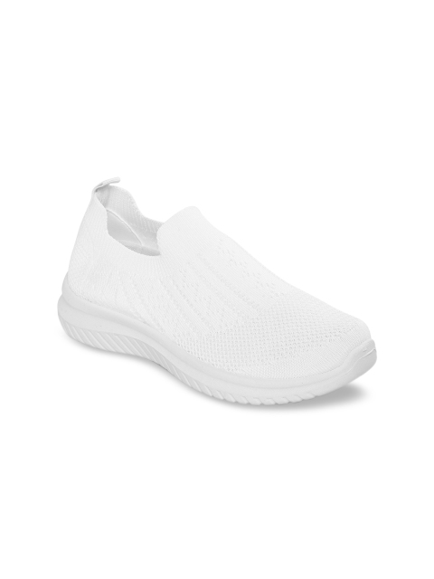 

Truffle Collection Women White Slip-On Sneakers