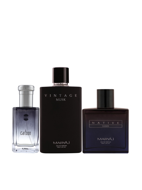 

Ajmal Unisex Set of 3 Perfumes 100ml, Black
