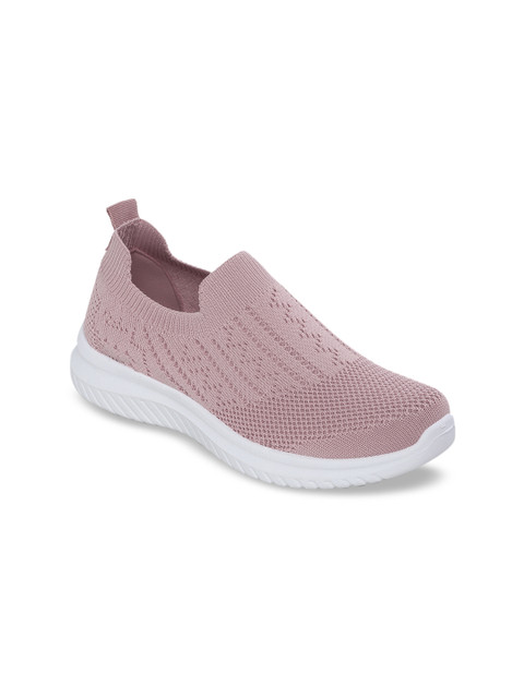 

Truffle Collection Women Pink Slip-On Sneakers
