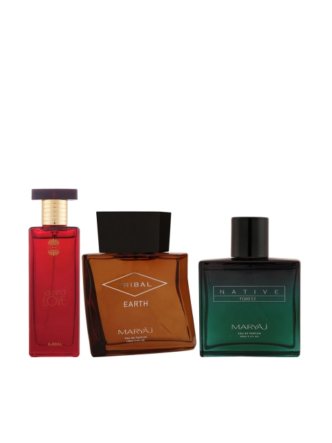 

Ajmal Unisex Set of 3 Perfumes, Red