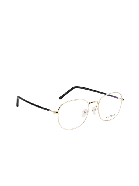 

Gold Berg Unisex Gold-Toned Solid Full Rim Square Frames