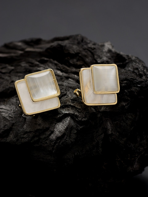 

E2O Gold-Plated Geometric Studs
